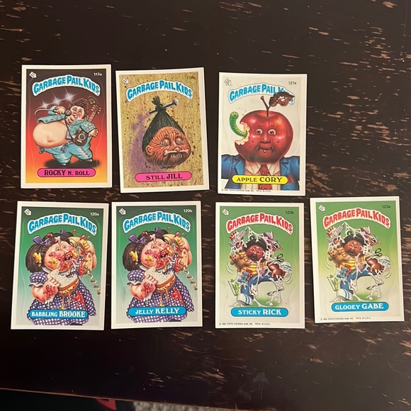 GARBAGE PAIL KIDS 1986. Lot of 7 - Picture 1 of 16